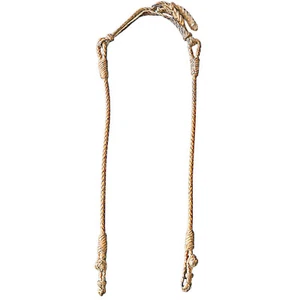 Vintage Finely Braided Natural Rawhide Vaquero Bosal Hanger Headstall - Picture 1 of 6