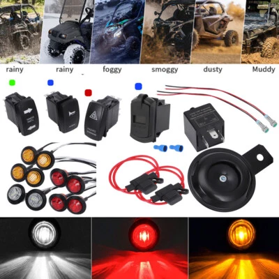 Kit legal de calle señal de giro LED para Honda PIONEER 500 700 1000 14-22 con bocina USB Foto 1 de 4