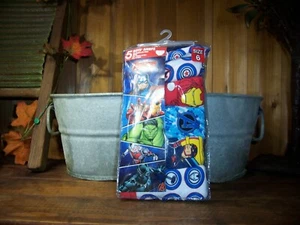 MARVEL AVENGERS BOYS BRIEFS UNDERWEAR SIZE 6 HULK SCHOOL PLAY CAPTAIN AMERICA  - Picture 1 of 1