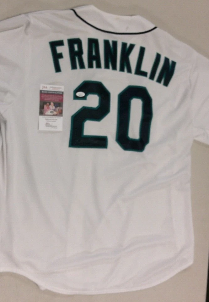 Nick Franklin JERSEY JSA Signed Auto Size 2X SEATTLE MARINERS BNO - Image 1 of 4