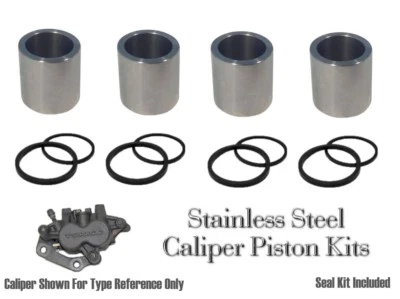 Suzuki GS500H, GS 500 H 2001-2002 Stainless Steel Caliper Pistons & Seal Kit  - Image 1 of 2