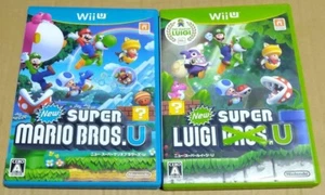 New Super Mario Bros. U & New Super Luigi. U set Nintendo WiiU Japan Tested - Picture 1 of 4