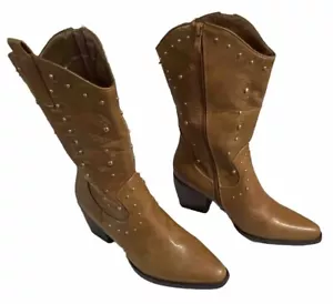 Dream Pairs kniehohe klobige Absatz modische Stiefel Gr. 8.5 - Bild 1 von 6