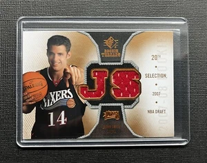 2007-08 SP Rookie Threads Rookie Threads Jason Smith #RT-JS Rookie RC 76ERS - Picture 1 of 5