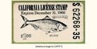 D2K California Fishing Stamp 1966 1,00 USD