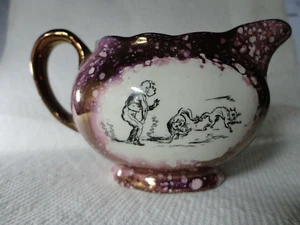 Stoke on Trent Whimsical GRAY'S POTTERY CREAMER/CAT TAILS TIED & MUSSELED BEAR - Picture 1 of 7