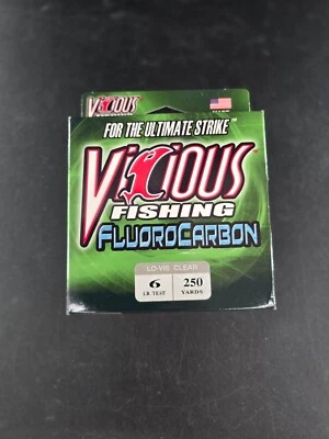 Fluorocarbon Vicious 6lb 250yd Clear  - Image 1 of 2