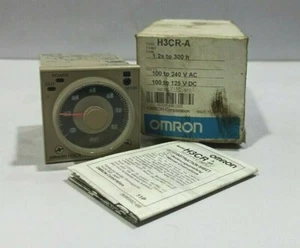 Omron H3CR-A Timer 1.2s to 300h 100-240VAC / 100-125 VDC - Japan - Picture 1 of 3