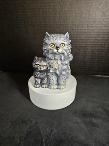 Vintage 1975 graue Perserkatzen Kätzchen 5" Figur Goebel West Germany 31 008-12 - Bild 1 von 7
