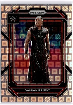 Damian Priest 2023 Panini Prizm Premium Pandora Prizm WWE #143 WWE Raw #047/199 - Image 1 of 2