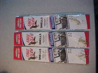 18 Ganchos de Pesca SNNELLED EAGLE GARW Oro ABERDEEN Talla 6 GANCHOS EE. UU. Estilo 121 Foto 1 de 4