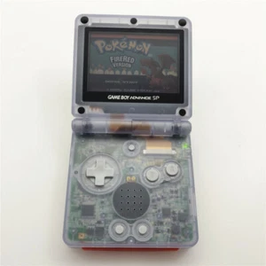 Game Boy Advance SP Console AGS 001 Front light LCD GBA SP System- Clear Glacier - Picture 1 of 8