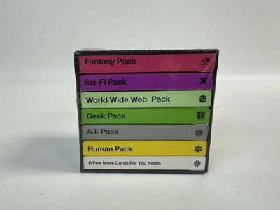 Cards Against Humanity Nerd Bundle 6 Themed Packs Plus Bonus Pack For You Nerds - Image 1 of 4