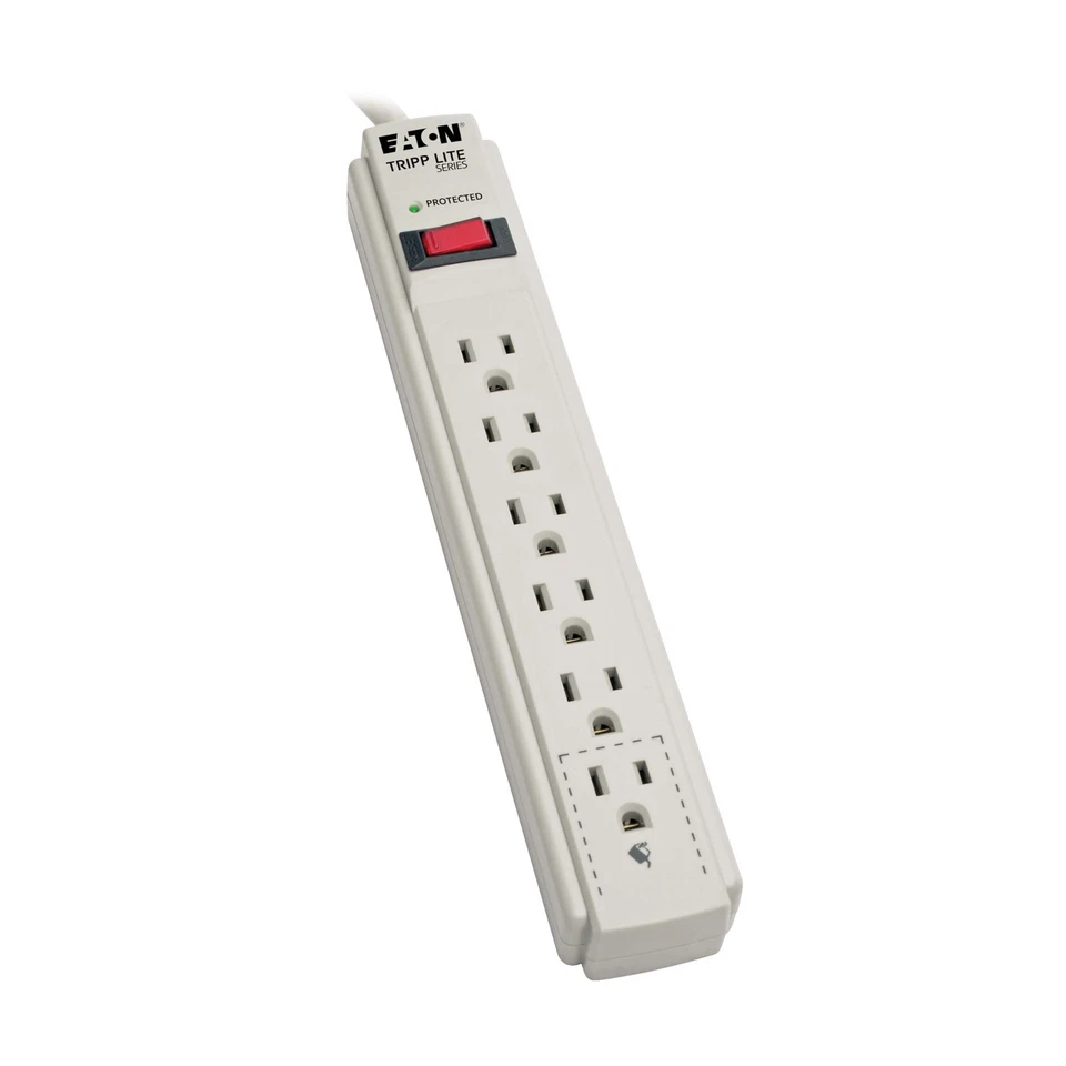 Tripplite 6 OUTLET SURGE STRIP 15' CORD TLP615 UPC 37332166418 - - Image 1 of 1