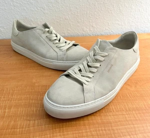 Axel Arigato Clean 90 Wildleder Leder Beige Niedrig Turnschuhe Minimalistisch Herren 14 - Bild 1 von 14