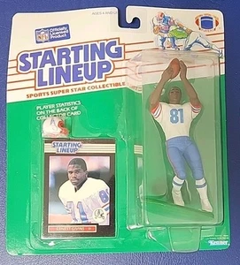 Ernest Givins 1989 fútbol americano alineación inicial SLU Houston Oilers sin usar, en caja - Imagen 1 de 5