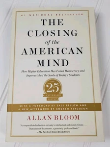 The Closing of the American Mind Allan Bloom Education Philosophy Paperback  - Imagen 1 de 9
