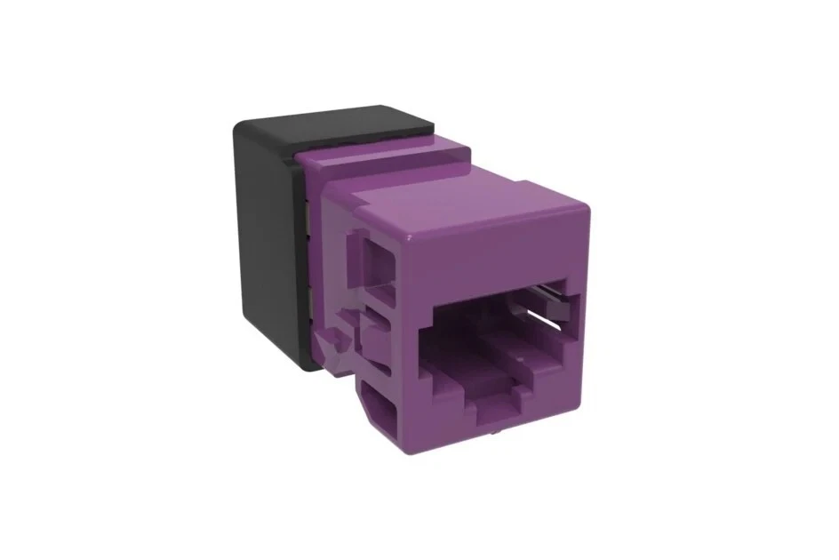 Commscope/Uniprise Cat6A Jacks UNJ10G-VI Violet Purple ⭐LOT OF 25⭐ - Image 1 of 1