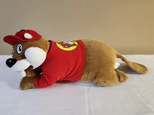 Buc-ees Beaver Corduroy Cap Mascot 17” Snuggle Buddy Plush! Super Clean!! - Picture 1 of 10