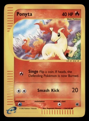 Lightly Played Ponyta 126/165 Reverse Holo Expedition Base Set Common - Image 1 of 2