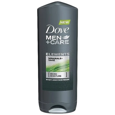 Dove Men+Care Elements - Minerals + Sage Body Wash, 400ml - Image 1 of 2