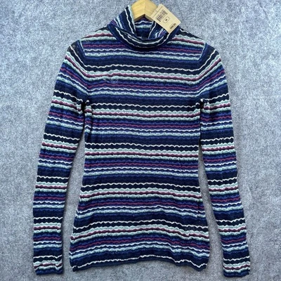 Lucky Brand Sweater Womens Medium Knit Turtleneck Y2K Wool Cashmere Cozy Layer - Image 1 of 4