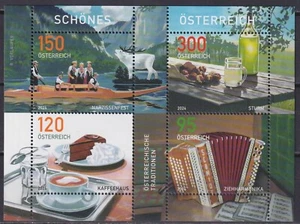 Austria 2024 Music, Gastronomy, Food, Nature, Beautiful Austria MNH** - Picture 1 of 1