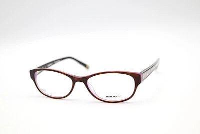 MARCHON NYC TRIBECA 215 Marrón Tortuga en Púrpura 50-16-135 Marco Bisagra Flexible L627 Foto 1 de 4