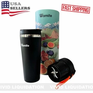 Tragbarer Mixer Tasse Elektrischer Entsafter Smoothie USB Wiederaufladbar Obstmixer 16oz - Bild 1 von 5
