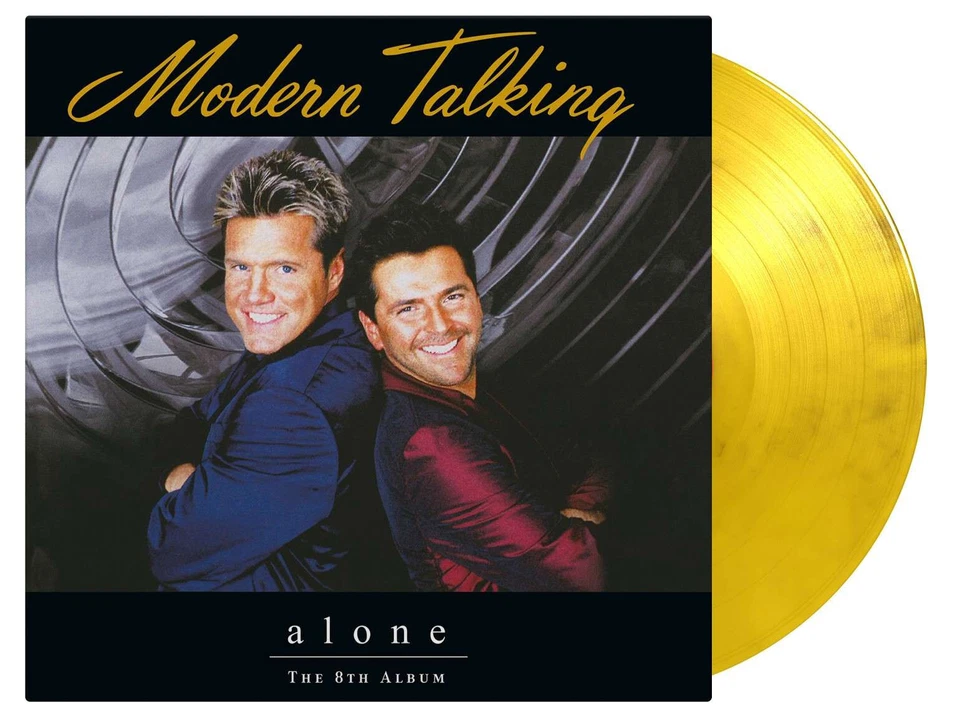 MODERN TALKING Alone - The 8th Album - 2LP / Yellow + Black Marbled Vinyl (2023) - Bild 1 von 1