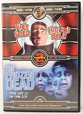 They Saved Hitler's Brain / The Frozen Dead ~ Catcom Double-feature Dvd - Image 1 of 3
