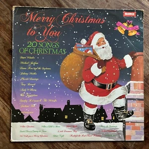 MERRY CHRISTMAS TO YOU VG+(sleeve)/EX+ VINYL LP / JACKSON 5 / STEVIE WONDER - Picture 1 of 11