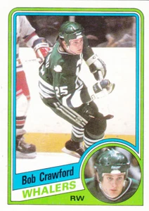 84/85 TOPPS..BOB CRAWFORD..NRMT..CARD # 53..WHALERS..FREE COMBINED SHIPPING - Bild 1 von 1