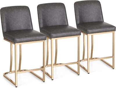 Bar Stools Counter Height Dining Barstools Upholstered Kitchen Island - Image 1 of 4