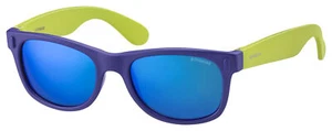 POLAROID KIDS P0115 UDF BLUE LIME 46/16/130 KIDS Sunglasses - Picture 1 of 2