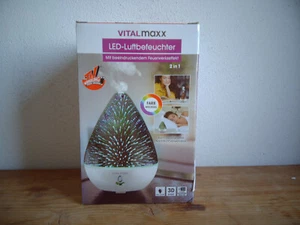 Vitalmaxx Luftbefeuchter mit LED Licht und Farbwechsel gebraucht OVP - Bild 1 von 3
