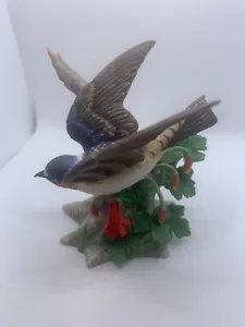 Lenox Cliff Swallow Garden Bird sculpture Porcelain Figurine Vintage 2000 - Picture 1 of 4