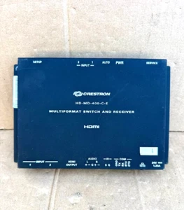 Crestron HD-MD-400-C-E HDMI Multiformat Switch And Receiver - Picture 1 of 8