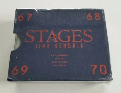Rare Vintage 1991 Jimi Hendrix "Stages" 4 Cassette Tape Limited Edition Box Set  - Image 1 of 4
