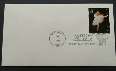 USA 1998 American Ballet 1v Stamp FDC (official issue) - Image 1 of 3