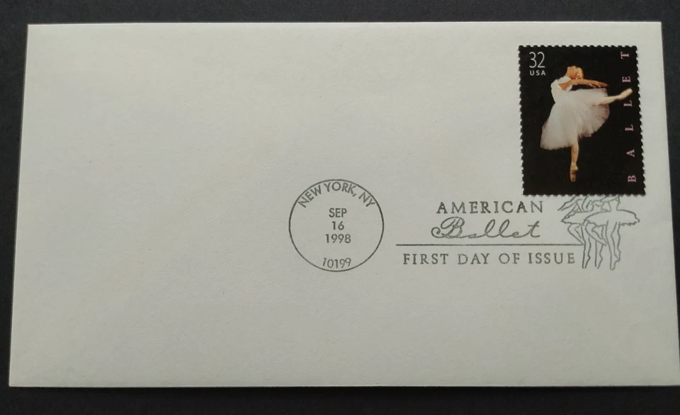 USA 1998 American Ballet 1v Stamp FDC (official issue) - Image 1 of 3