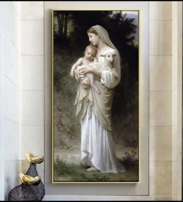 L'Innocence (también conocida como Inocencia) por William Bouguereau 50 x 100 cm Foto 1 de 2