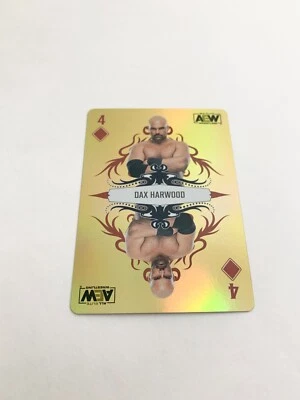 Dax Harwood Gold Double or Nothing Playing Cards 2023 Upper Deck AEW - Image 1 of 2