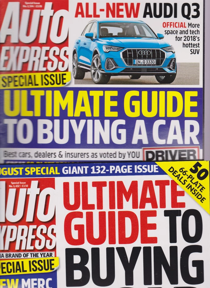 Auto Express Magazine ~ Car Buying Guide & JD Driver Power Issues 2017 & 2018 - Image 1 of 1