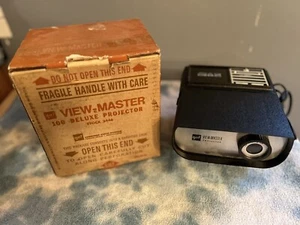 GAF View Master Projector Deluxe 100 w. box And Papers - Picture 1 of 13