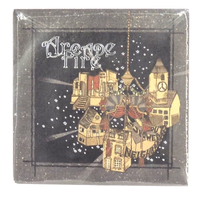 Arcade Fire ‎– Neighborhood #3 (Power Out) 2005 UK 7" Clear Glo vinyl sleeve NM - Image 1 of 3