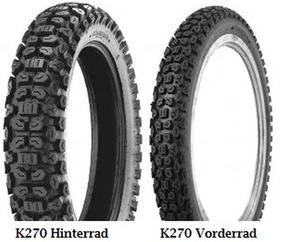 Neumáticos Kenda Enduro K270 Dual-Sport 4.60-17 110/100 TT 4PR 61P moto - Imagen 1 de 1