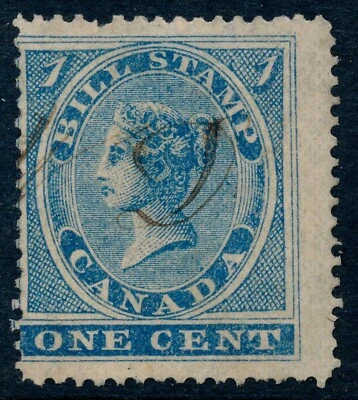 Canada FB1 First Issue 1c Revenue Stamp, 1864 used - Image 1 of 4