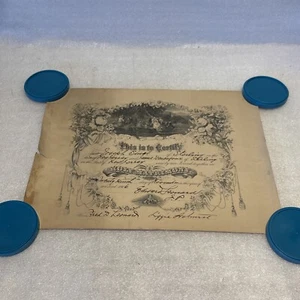 Vintage 1906 Marriage Certificate - Picture 1 of 17