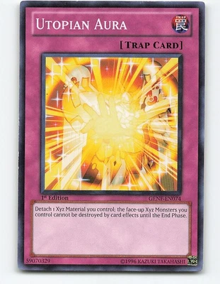 Utopian Aura #GENF-EN074 1st Edition Yugioh Card - Image 1 of 2